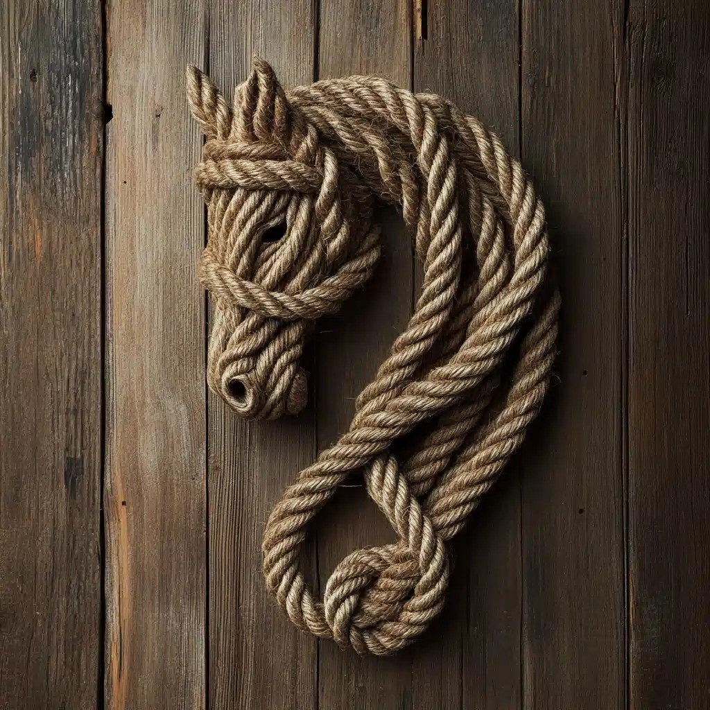 Nautical Horse Knot Art