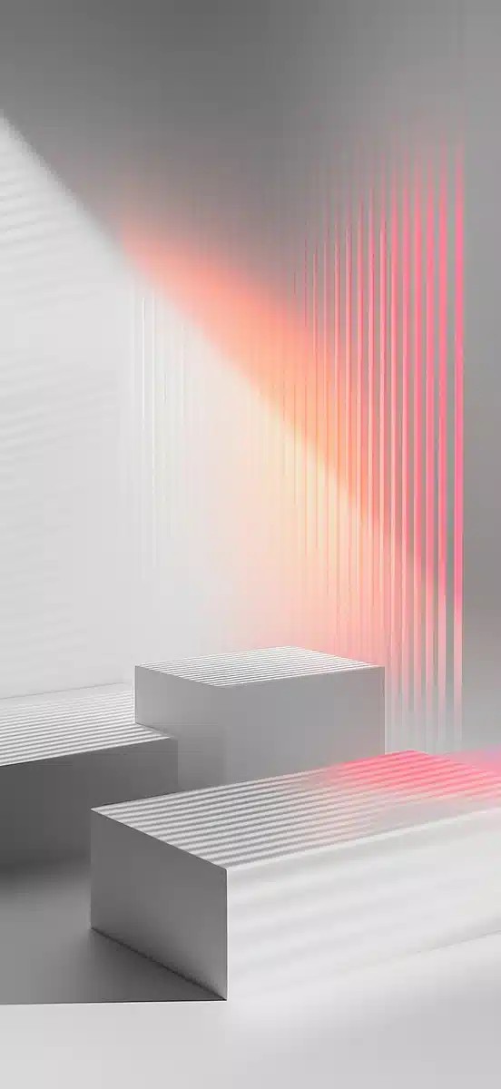 Bauhaus Neon Gradient Composition