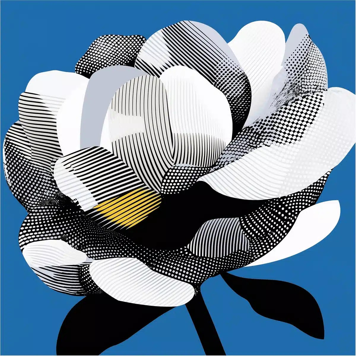 Surreal Floral Bouquet Illustration