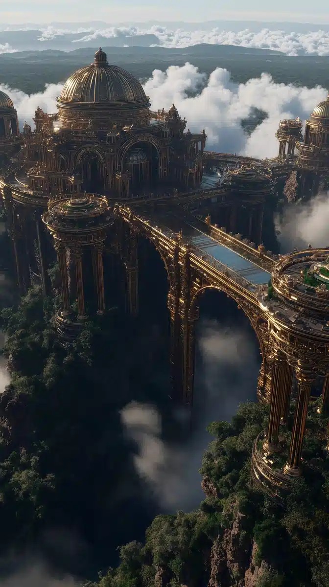 Hyperrealistic Aerial Cityscape