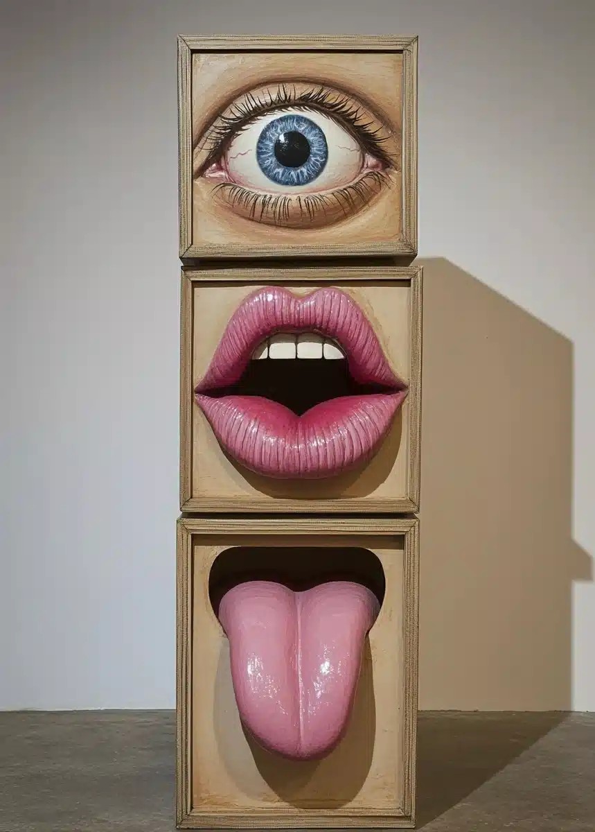 Stacked Box Sculpture