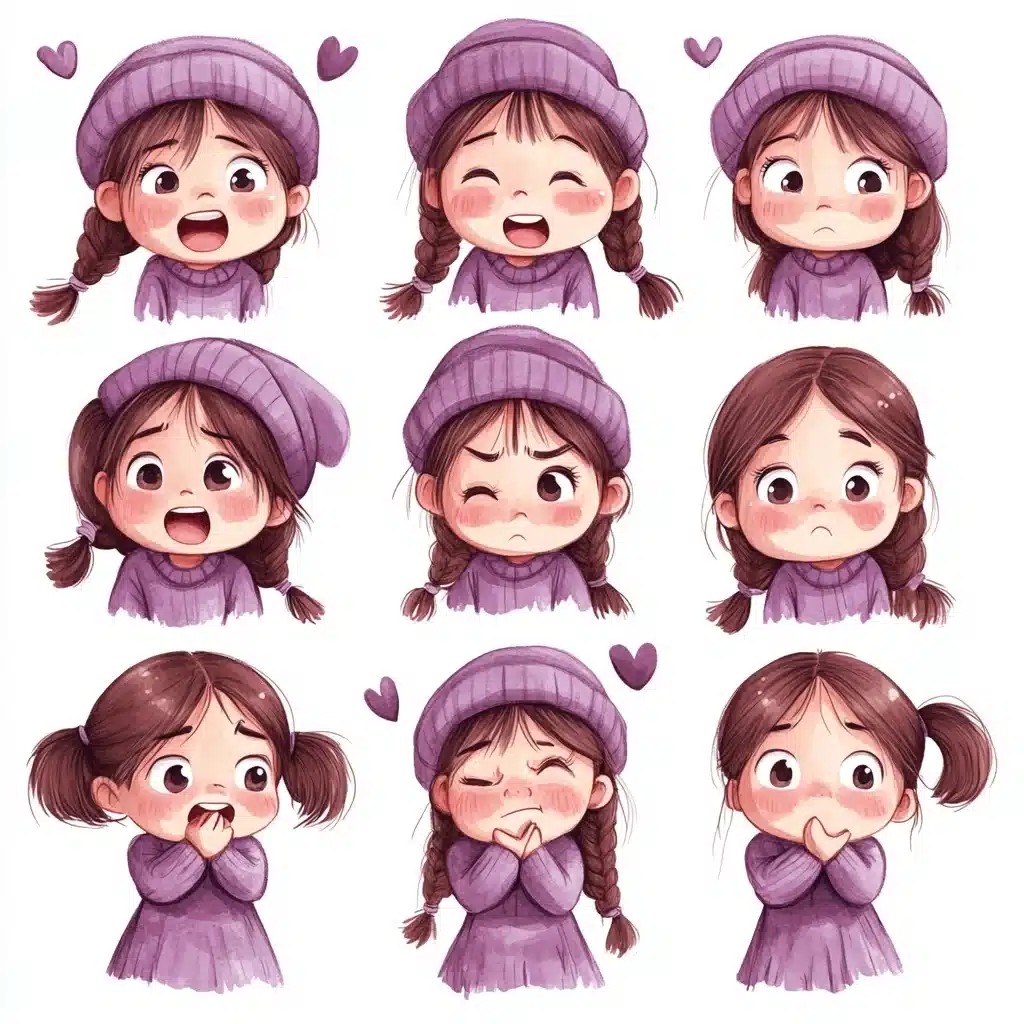 Cute Girl Emoji Pack