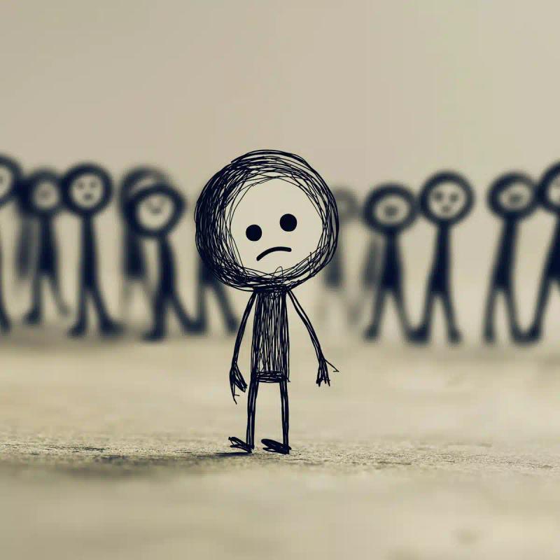 Stick Figures of Isolation