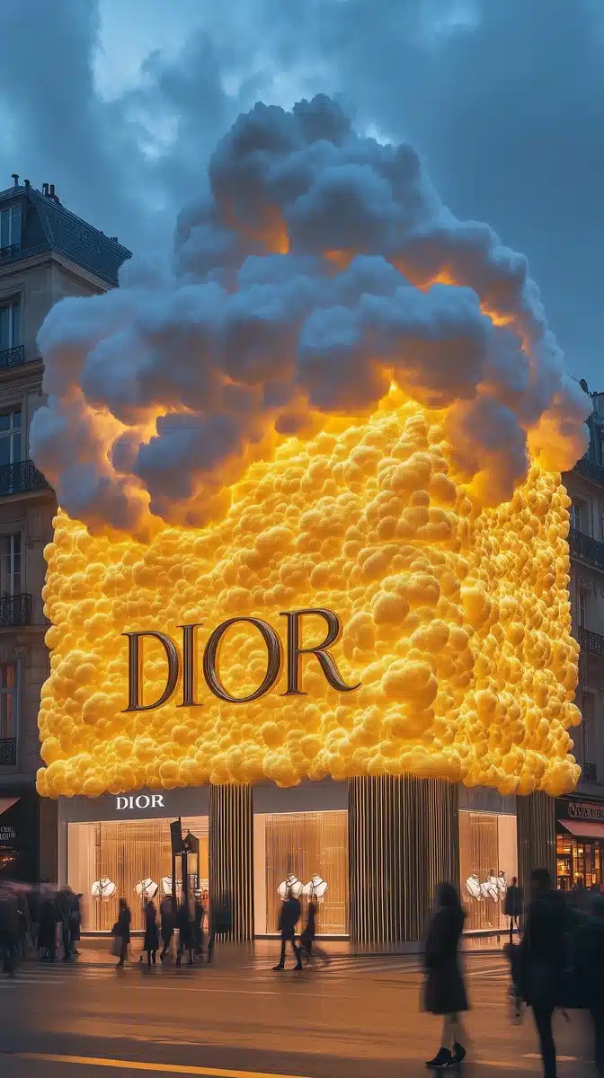 Fluffy Wool DIOR Store