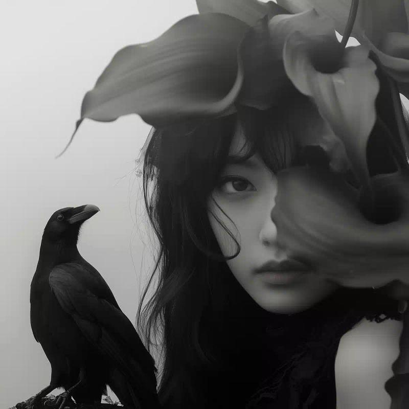 Mysterious Actress in Fog