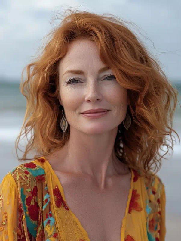 Irish Goddess Beach Portrait
