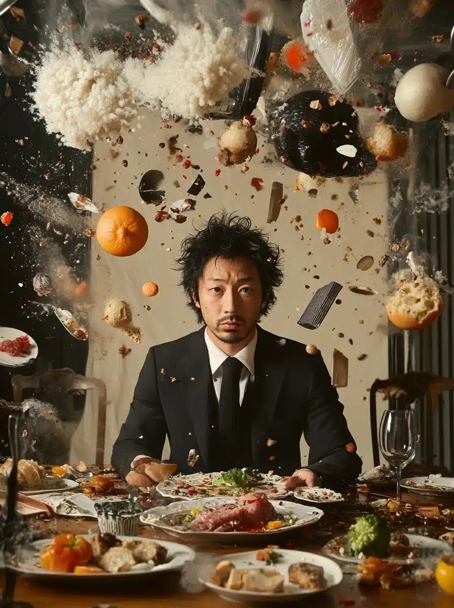 Floating Dinner Table Scene