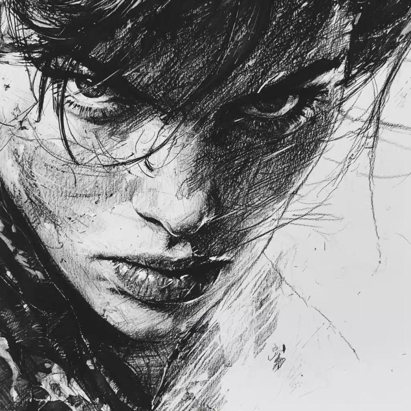 Pencil Sketch of Soldier