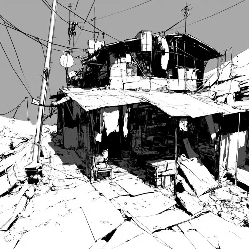 Butcher Shop in Slum