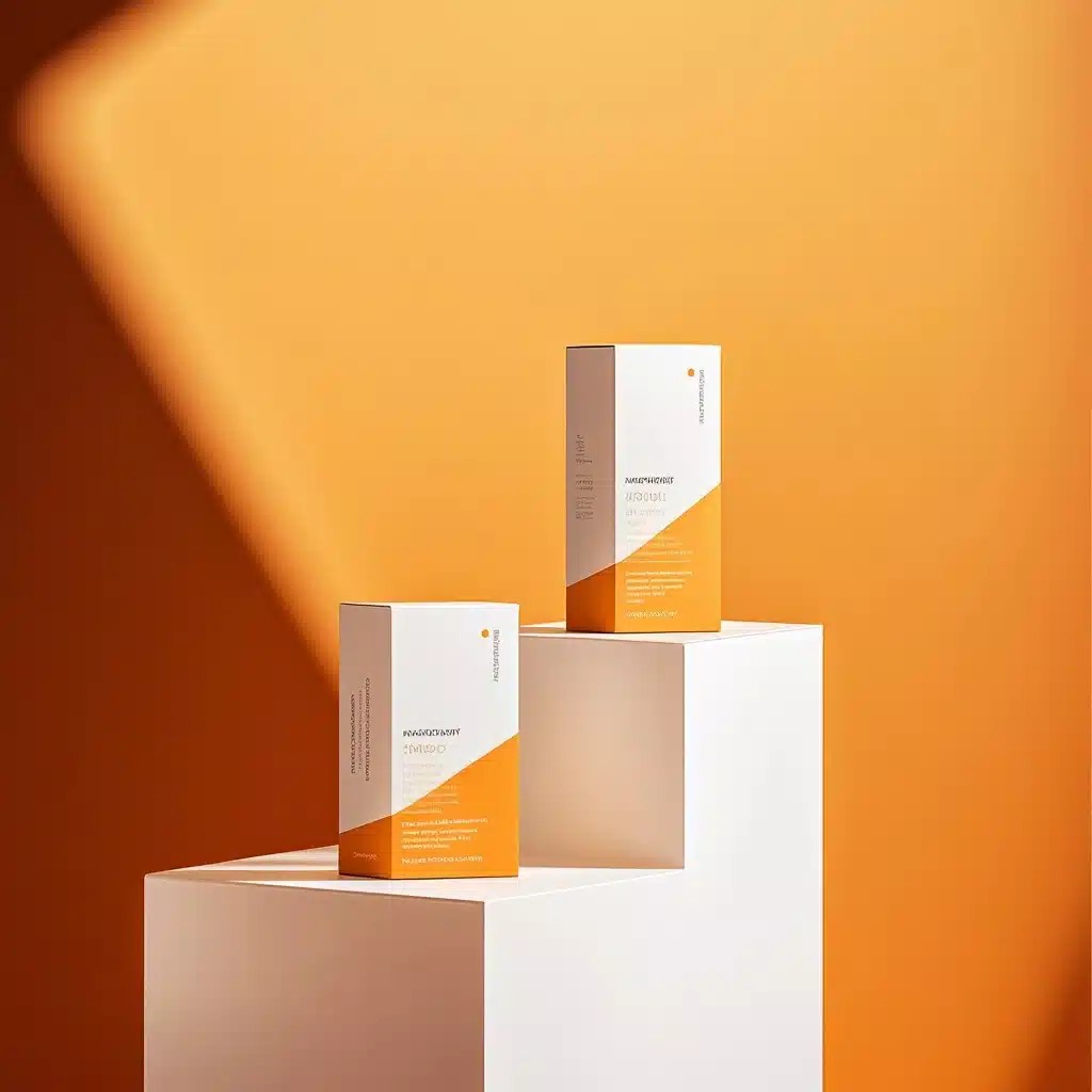 Minimalist Supplement Boxes Display