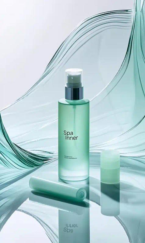 Minimalist Skincare Display