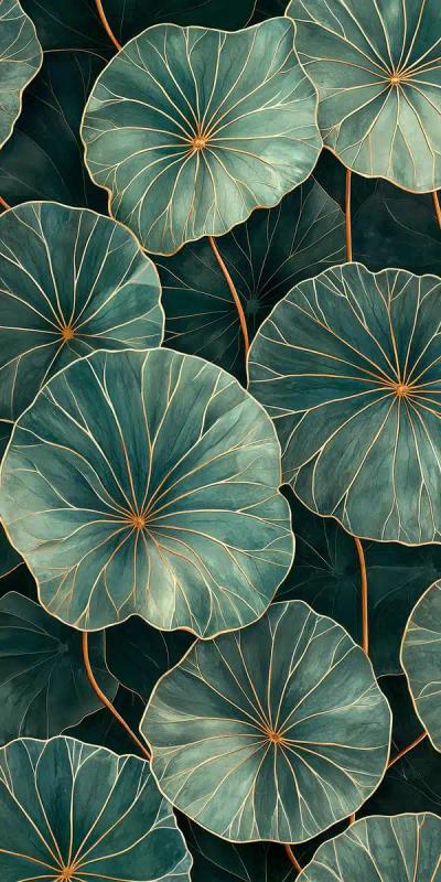 Elegant Leaf Pattern Design