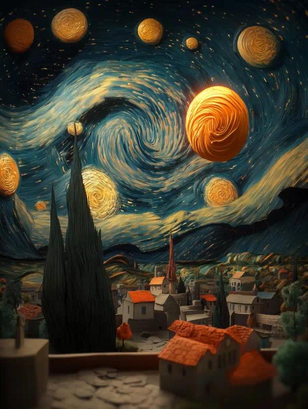 Swirling Starry Night Reality