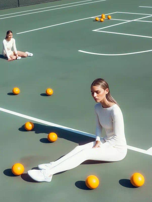 Minimalist Fashion on Court