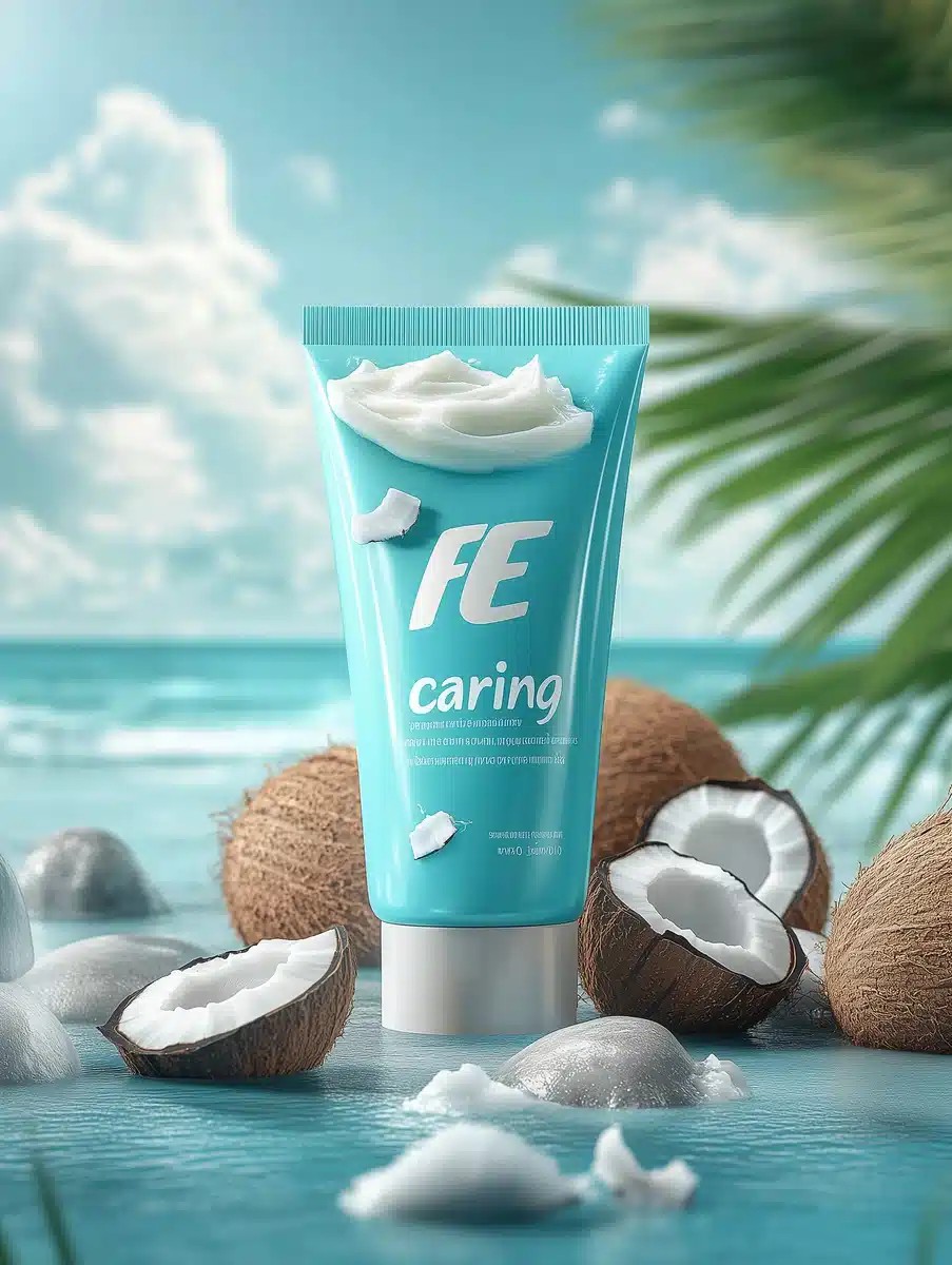 Hyper-Realistic Cream Advertisement