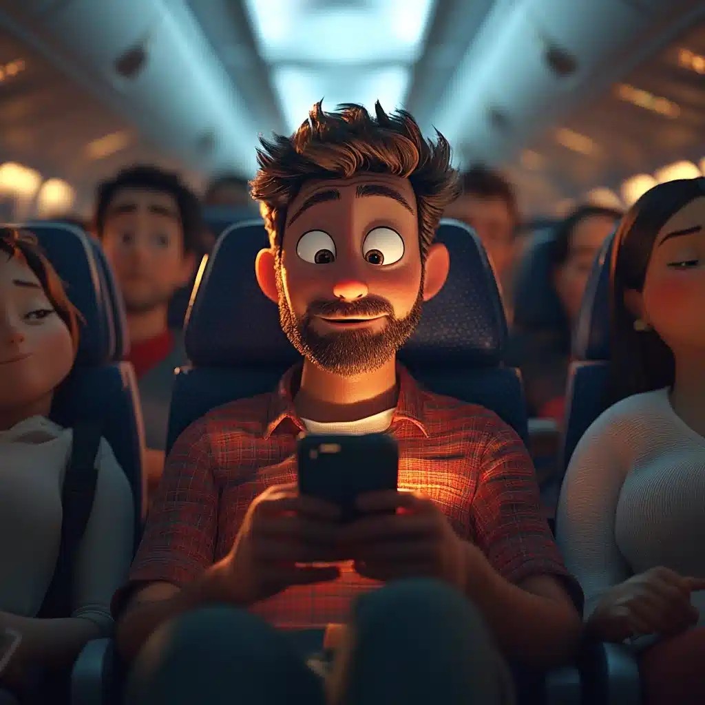 3D Pixar Flight Scene