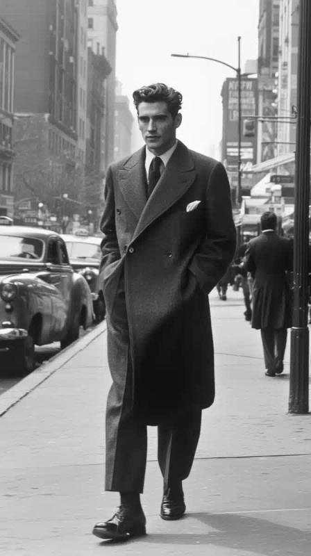 Vintage Man in Suit