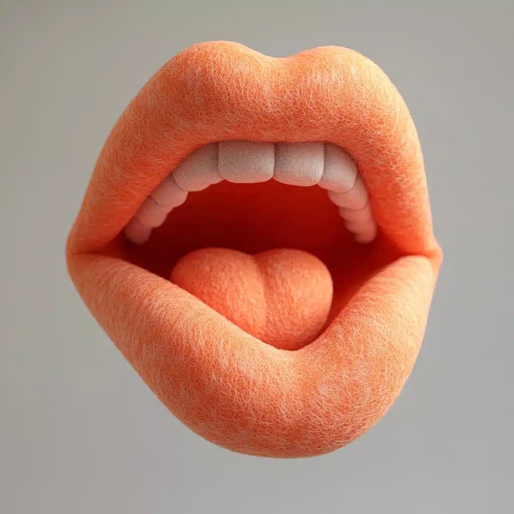 3D Inflatable Felt Mouth