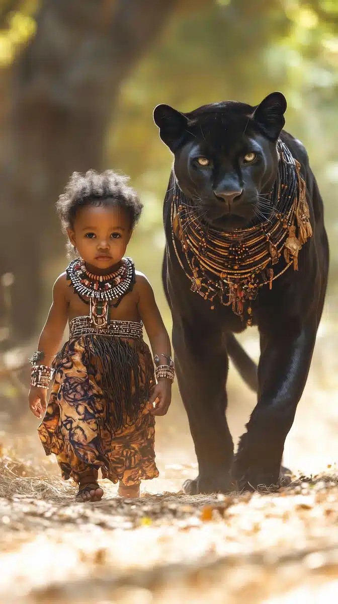 Baby and Panther Runway
