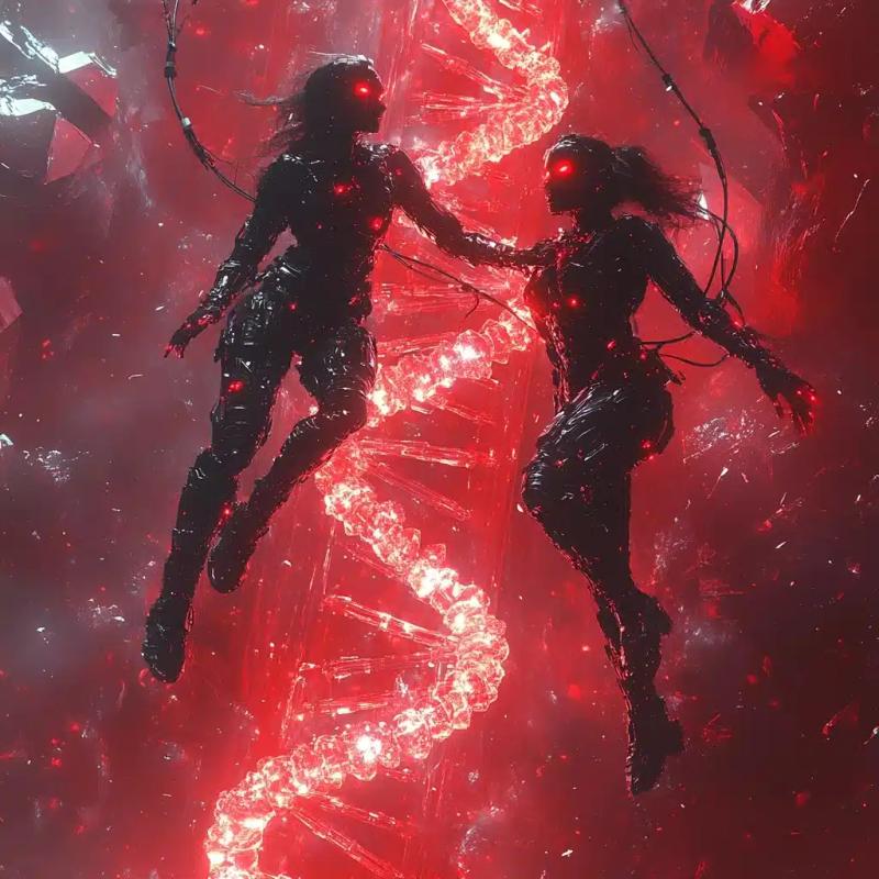 Surreal Cyborgs with DNA