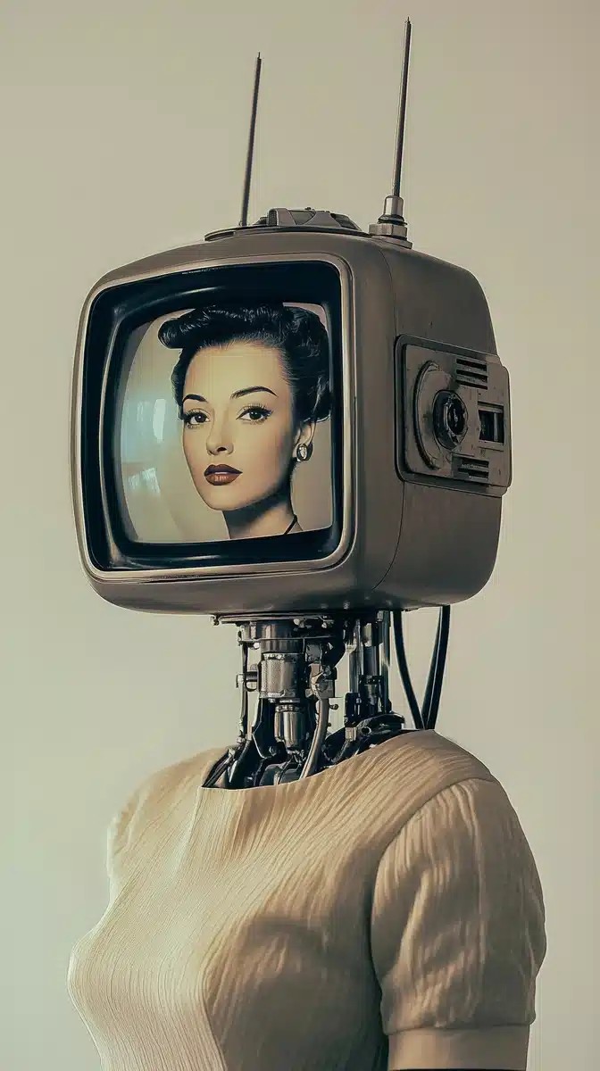 1950s Robot with TV Head
