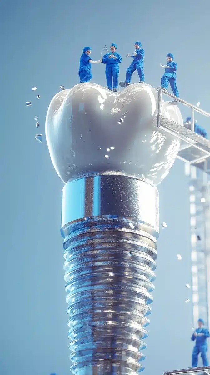 Dental Implant in Lab