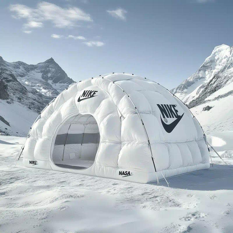 Futuristic Nike-NASA Tent
