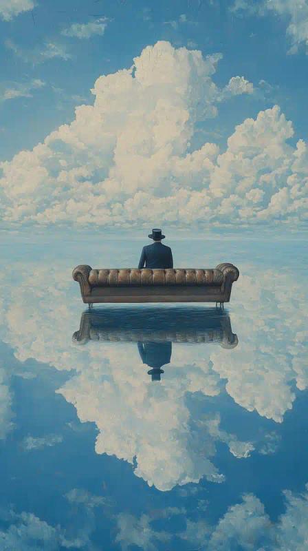 Surrealist Sofa on Ocean