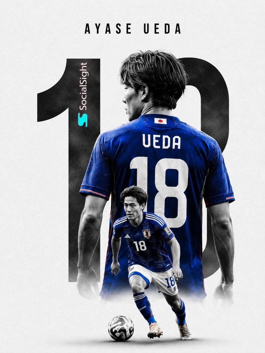 Blue National Team Football Poster