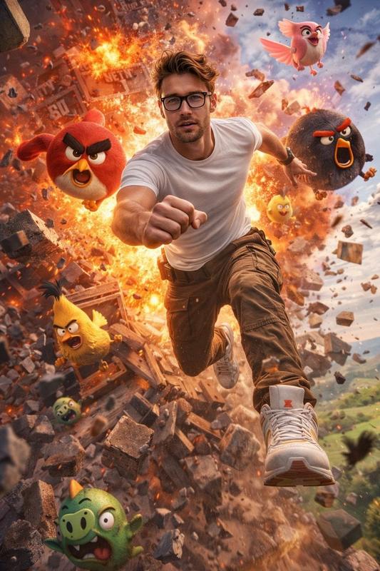 Angry Birds Explosion Escape