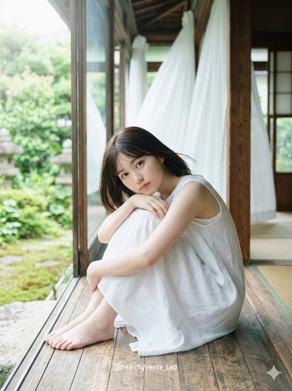 Summer Engawa Japanese Idol Photobook Portrait
