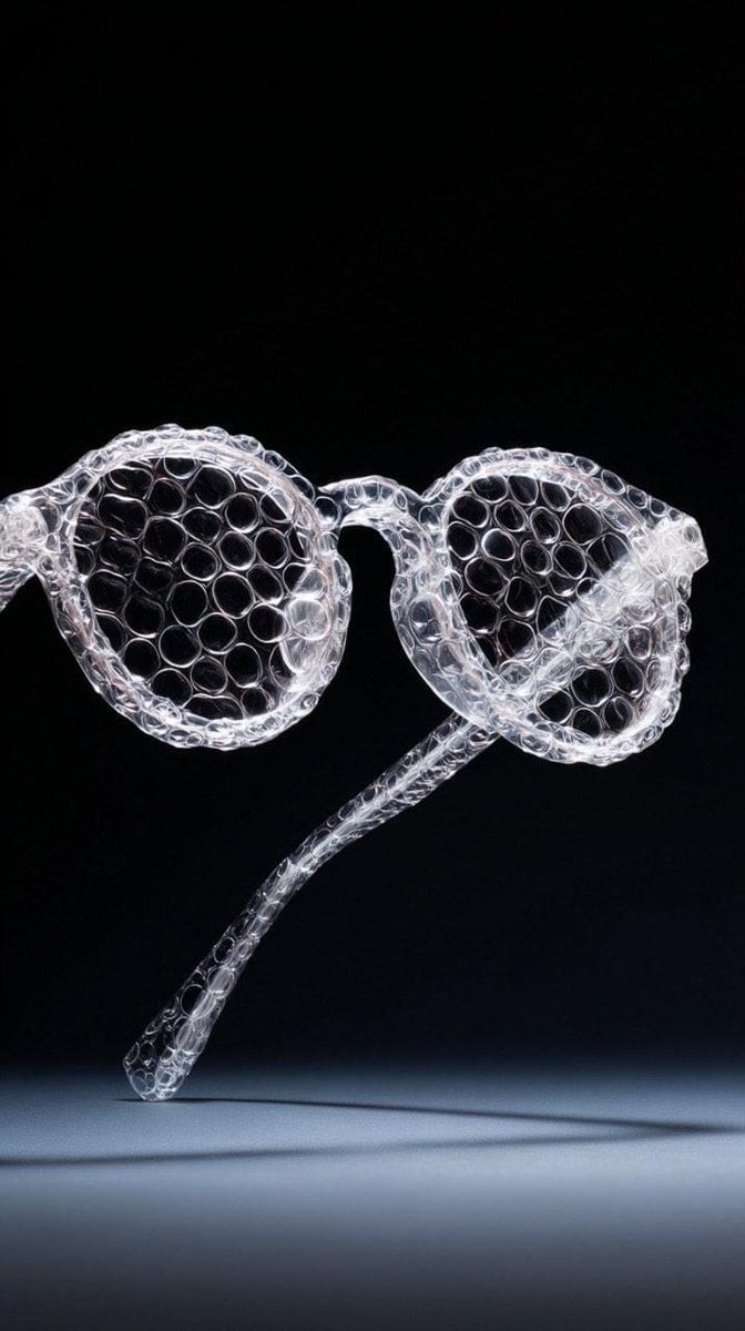 Transparent Bubble Wrap Fashion