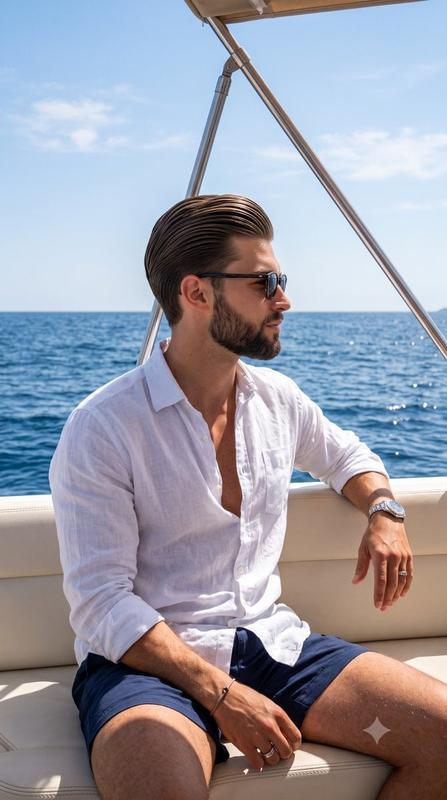 Summer Profile on a Boat