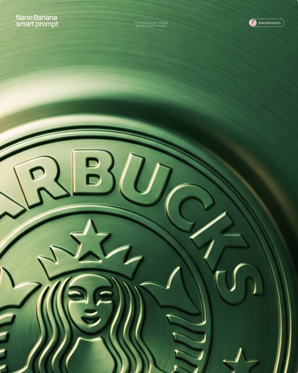 Embossed Metallic Brand Mark