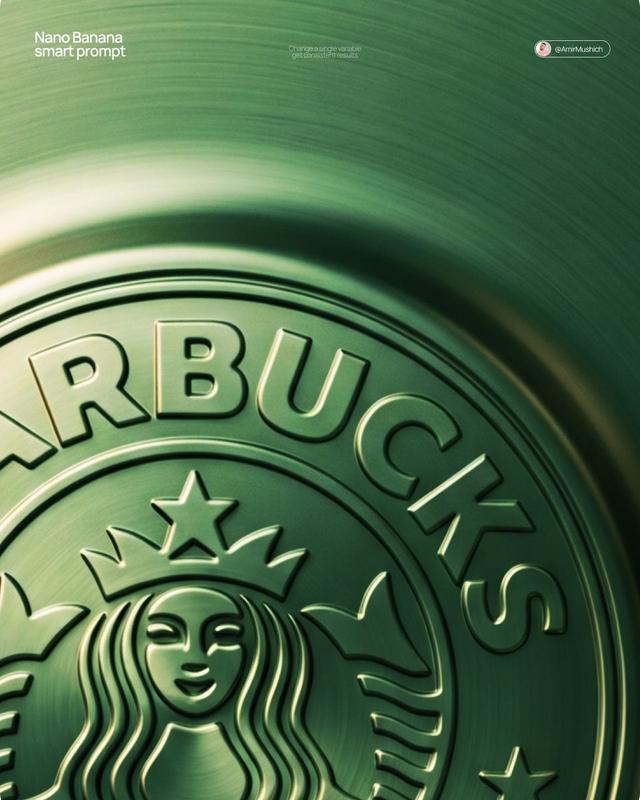 Embossed Metallic Brand Mark