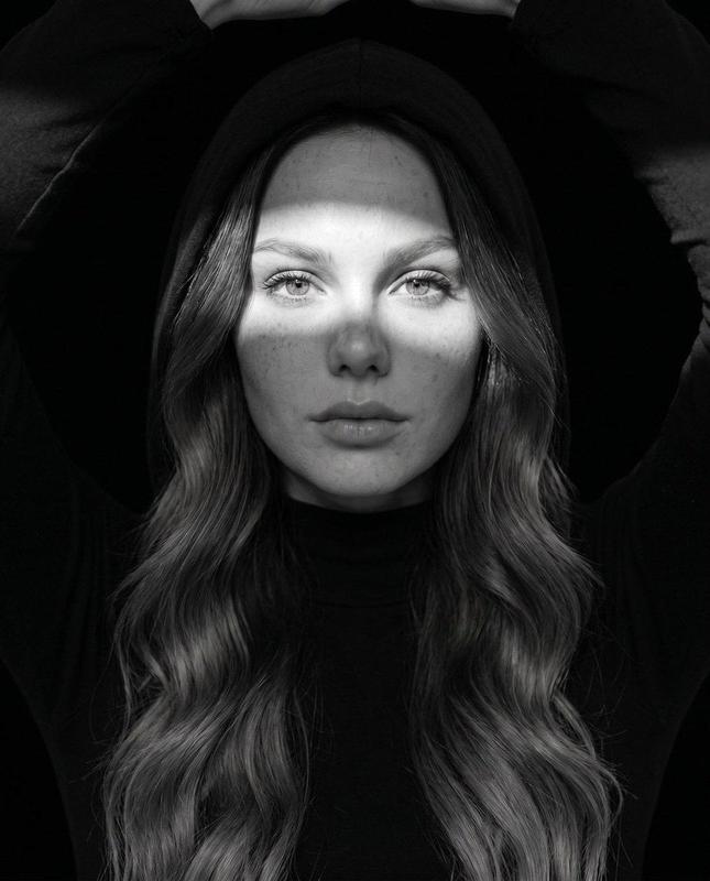 Fine Art Monochrome Portrait Variations