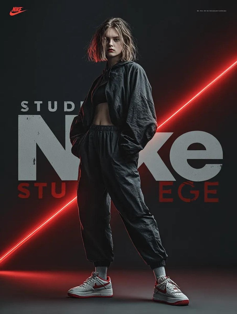 Nike Lumina Futuristic Fashion Ad