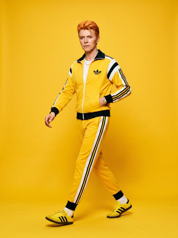 Yellow Screen Bowie Sportswear Fashion Ad