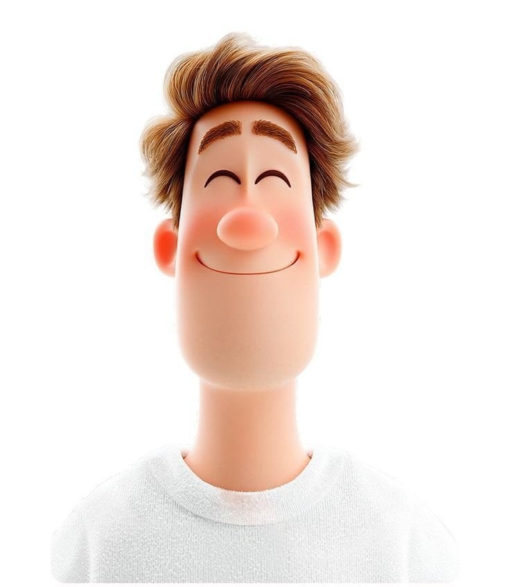 Happy Man 3D Avatar