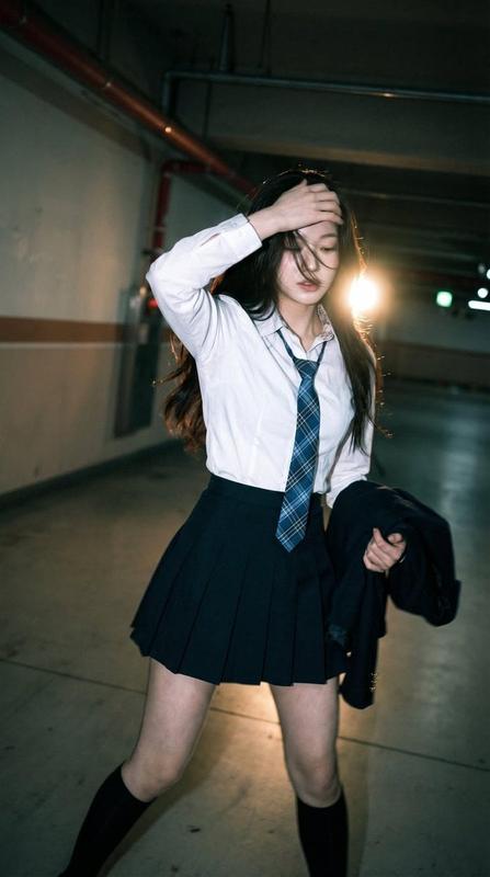 Candid Parking Garage Motion Portrait