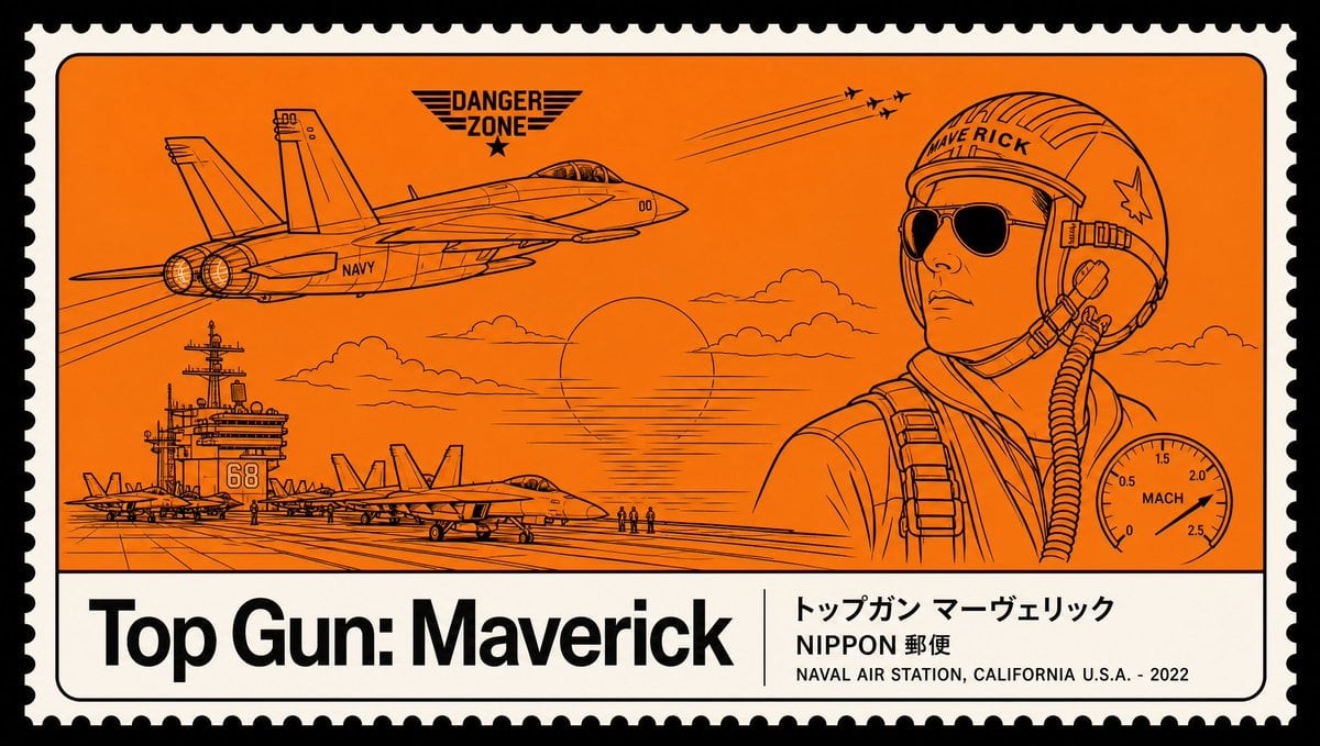 Japanese Stamp Movie Poster