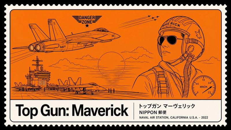 Japanese Stamp Movie Poster