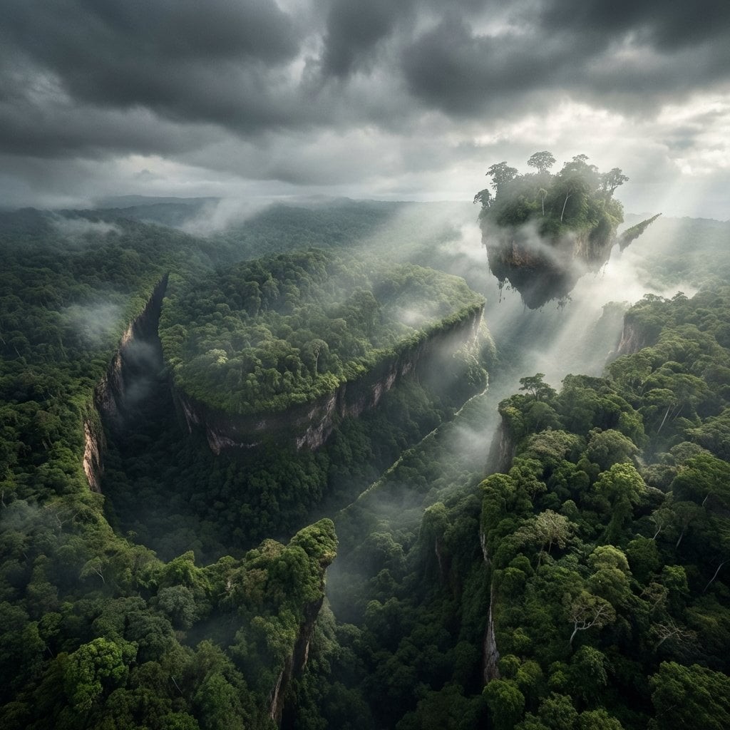 Hidden Logo Landscape