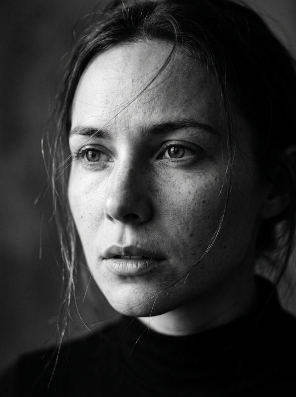 Black-and-White Chiaroscuro Close-Up