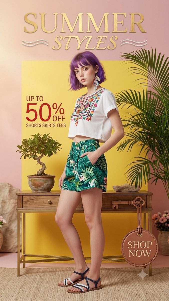 Summer Styles Sale Poster