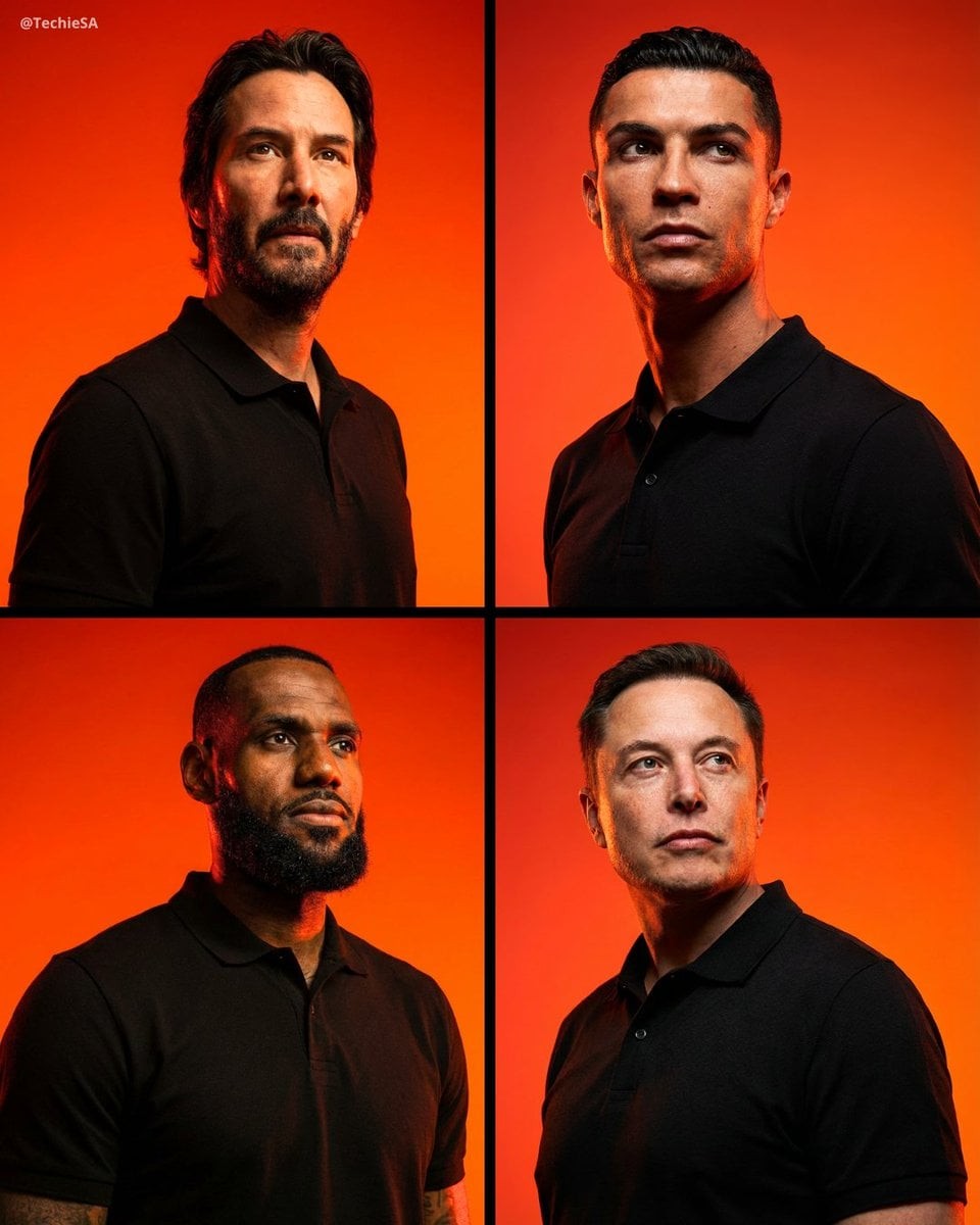 Heroic Orange Portrait
