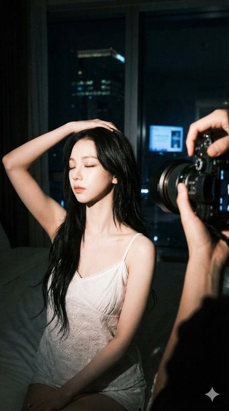 Night Behind-the-Scenes Camisole Portrait