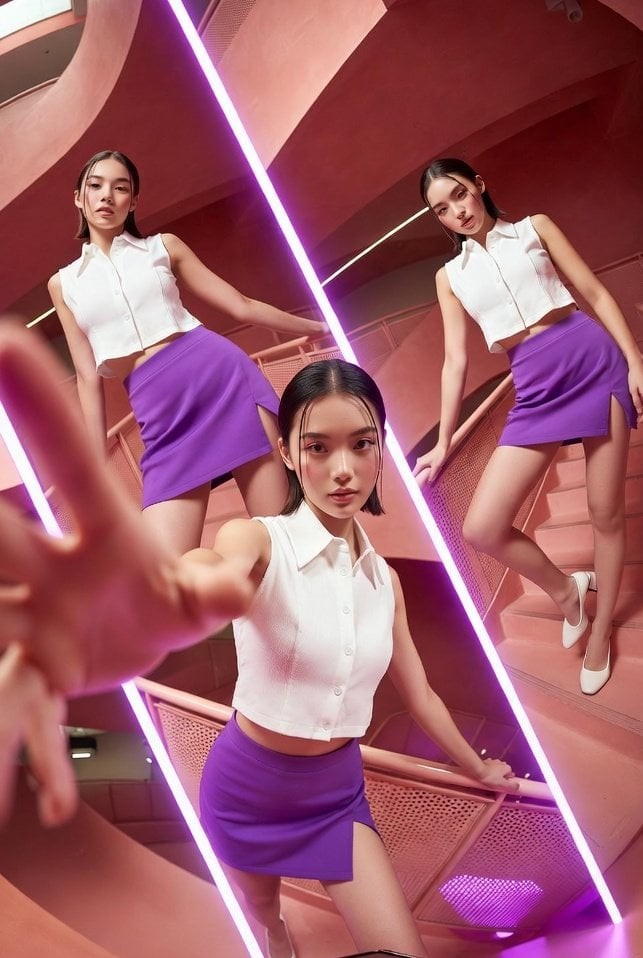 Neon Staircase Campaign